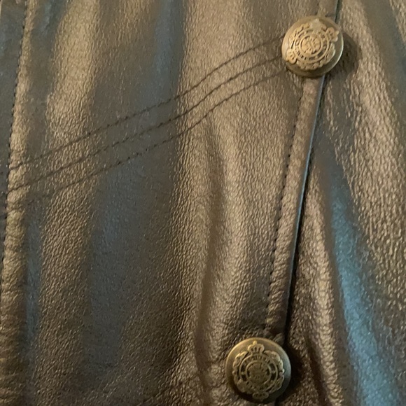 Nygard Leather front sweater size M - Picture 3 of 4